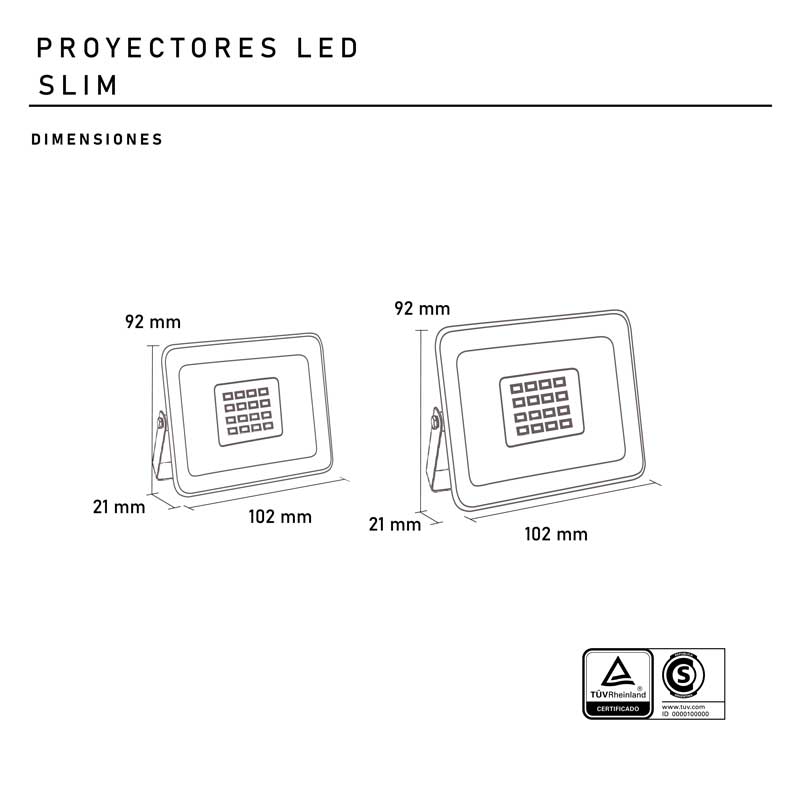 Proyectores LED Slim