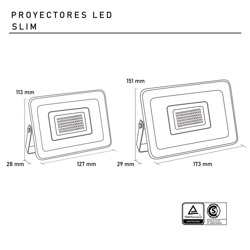 Proyectores LED Slim