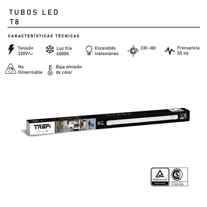 Tubos LED T8