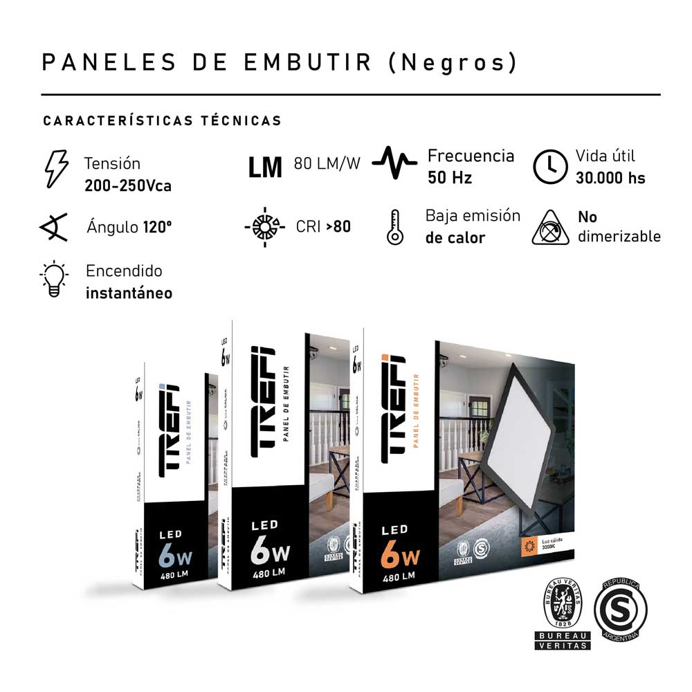 Panel Led 120x30